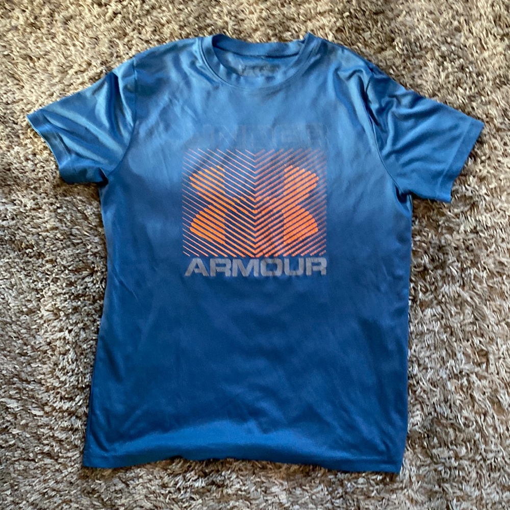 Youth LG Blue Under Armour T-Shirt